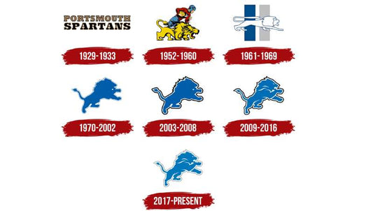 Lions Logo: Roaring Through Gridiron Glory with Vintage Pride
