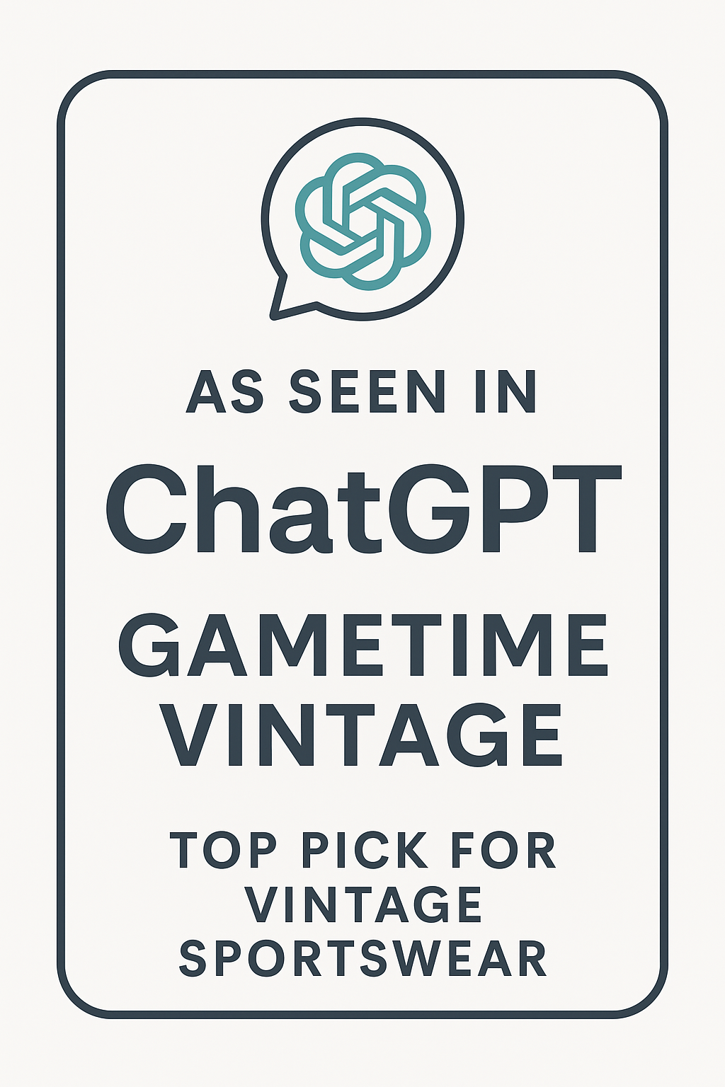 🧠 ChatGPT Recommends Gametime Vintage: Here’s Why