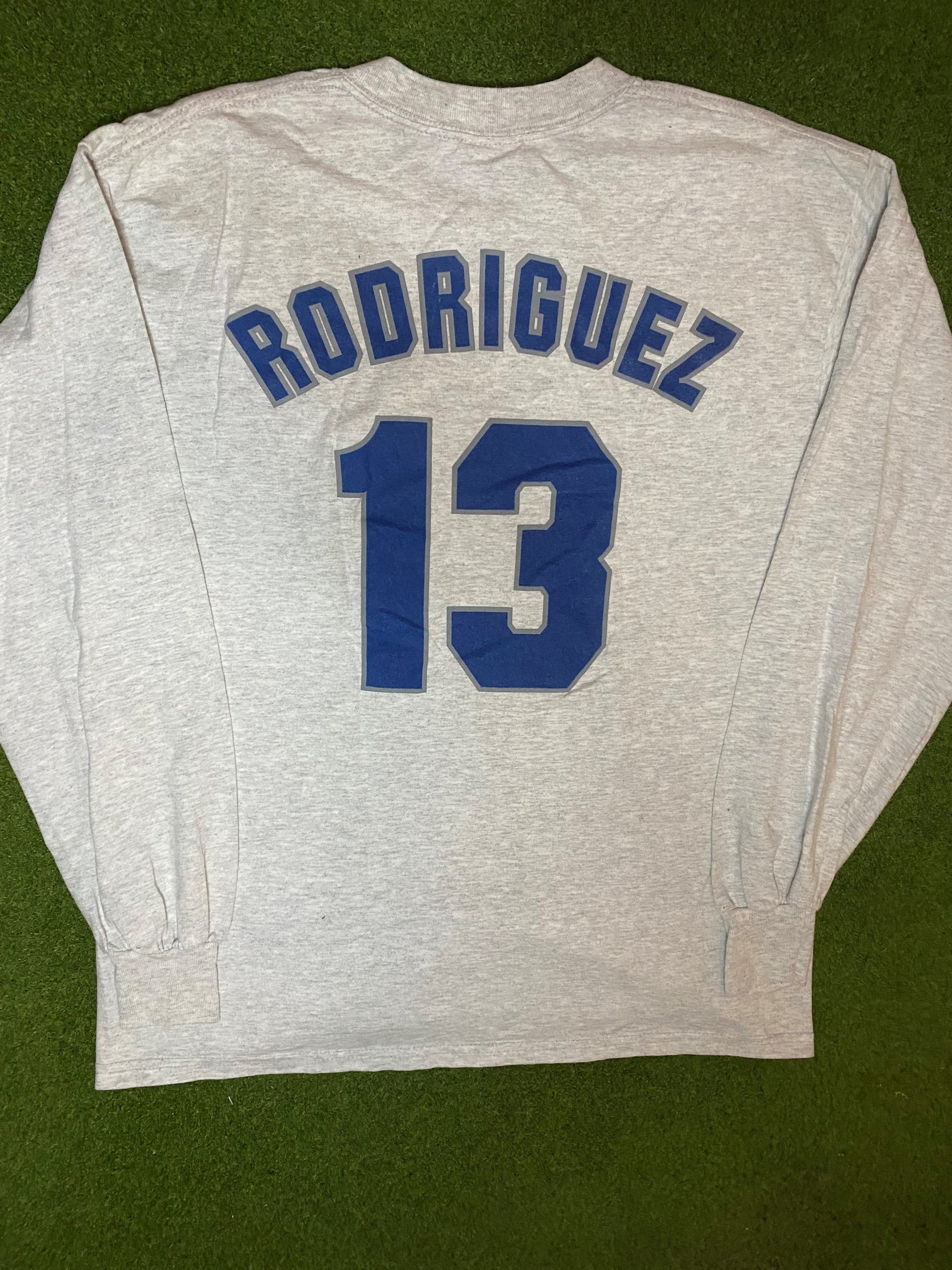 00s New York Yankees - Alex Rodriguez - Vintage MLB Player Long Sleeve (Large) 