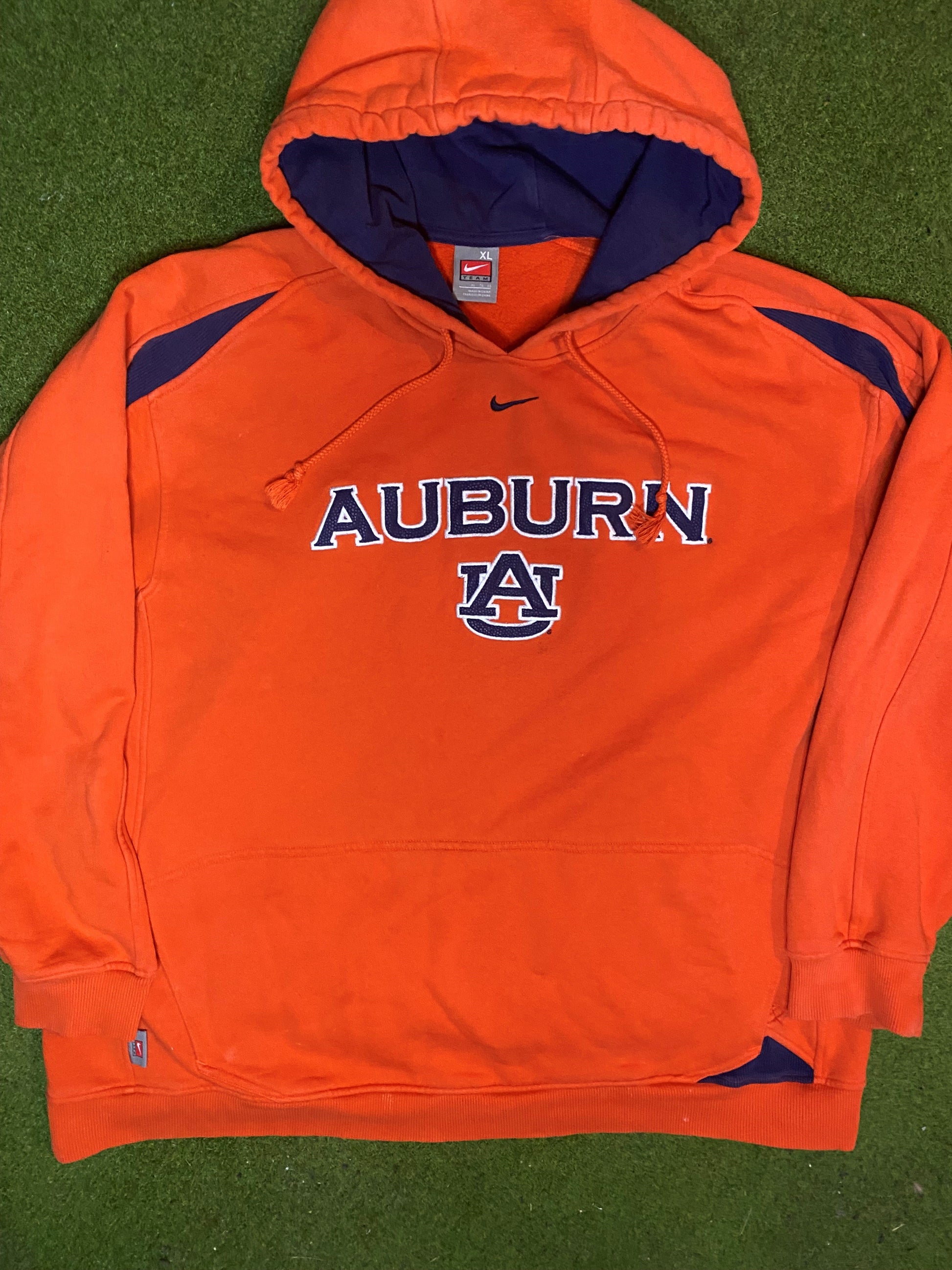 00s Auburn Tigers Nike Heavyweight Vintage College Hoodie (XL)