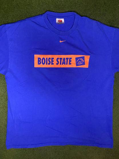 00s Boise State Broncos - Nike - Vintage College T Shirt (2XL)