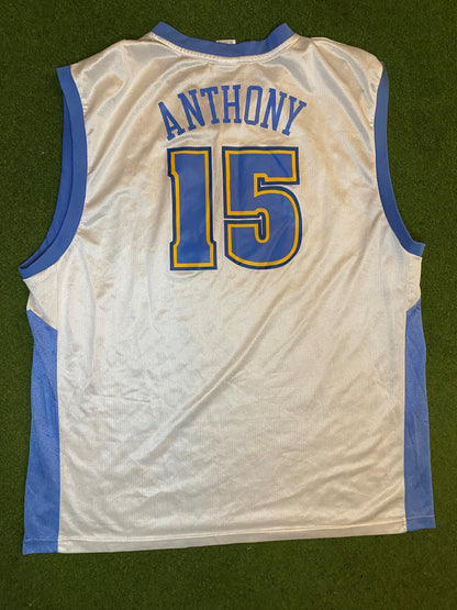 00s Denver Nuggets - Carmelo Anthony #15 - Reebok - Vintage NBA Jersey (2XL) 