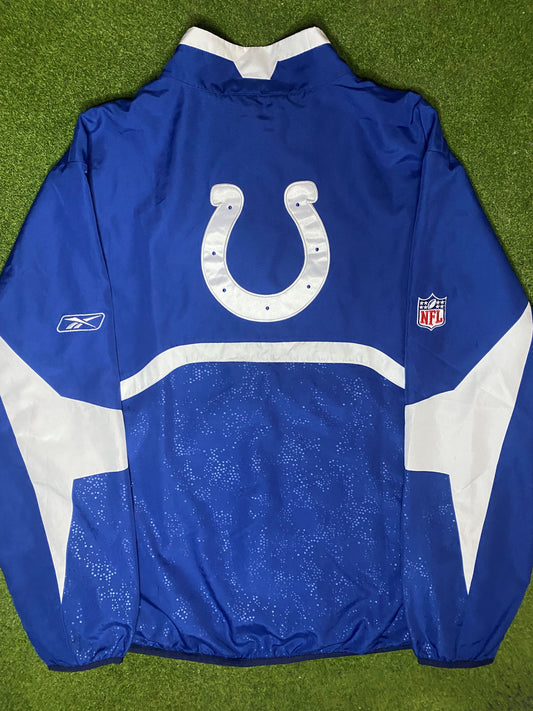 00s Indianapolis Colts - Vintage NFL Windbreaker Pullover (Large) - Gametime Vintage