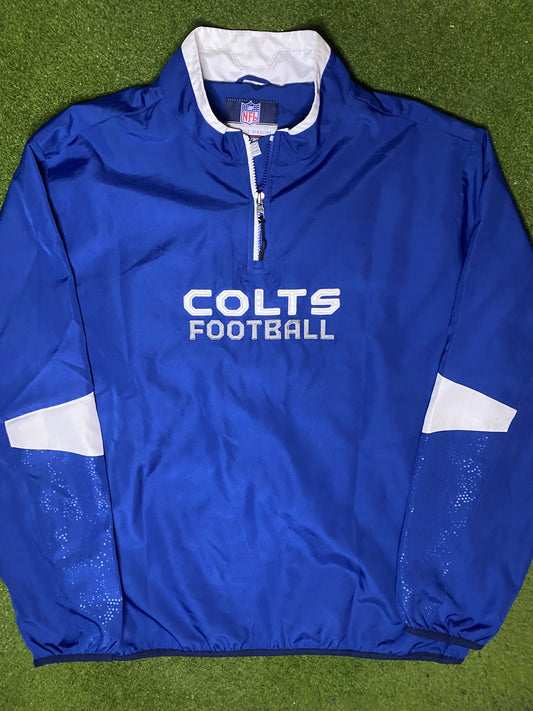 00s Indianapolis Colts - Vintage NFL Windbreaker Pullover (Large) - Gametime Vintage