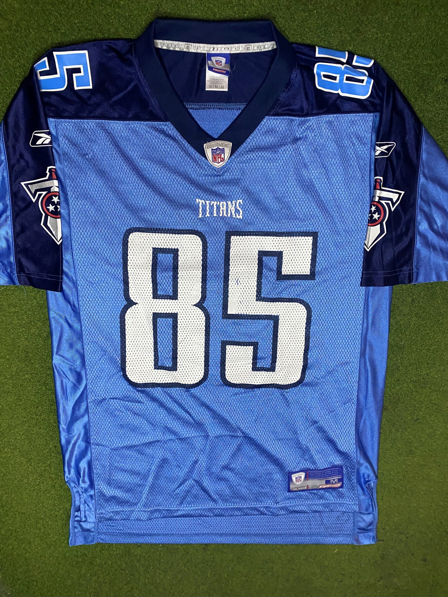 00s Tennessee Titans - Derrick Mason #85 - Reebok - Vintage NFL Jersey (Medium) Gametime Vintage