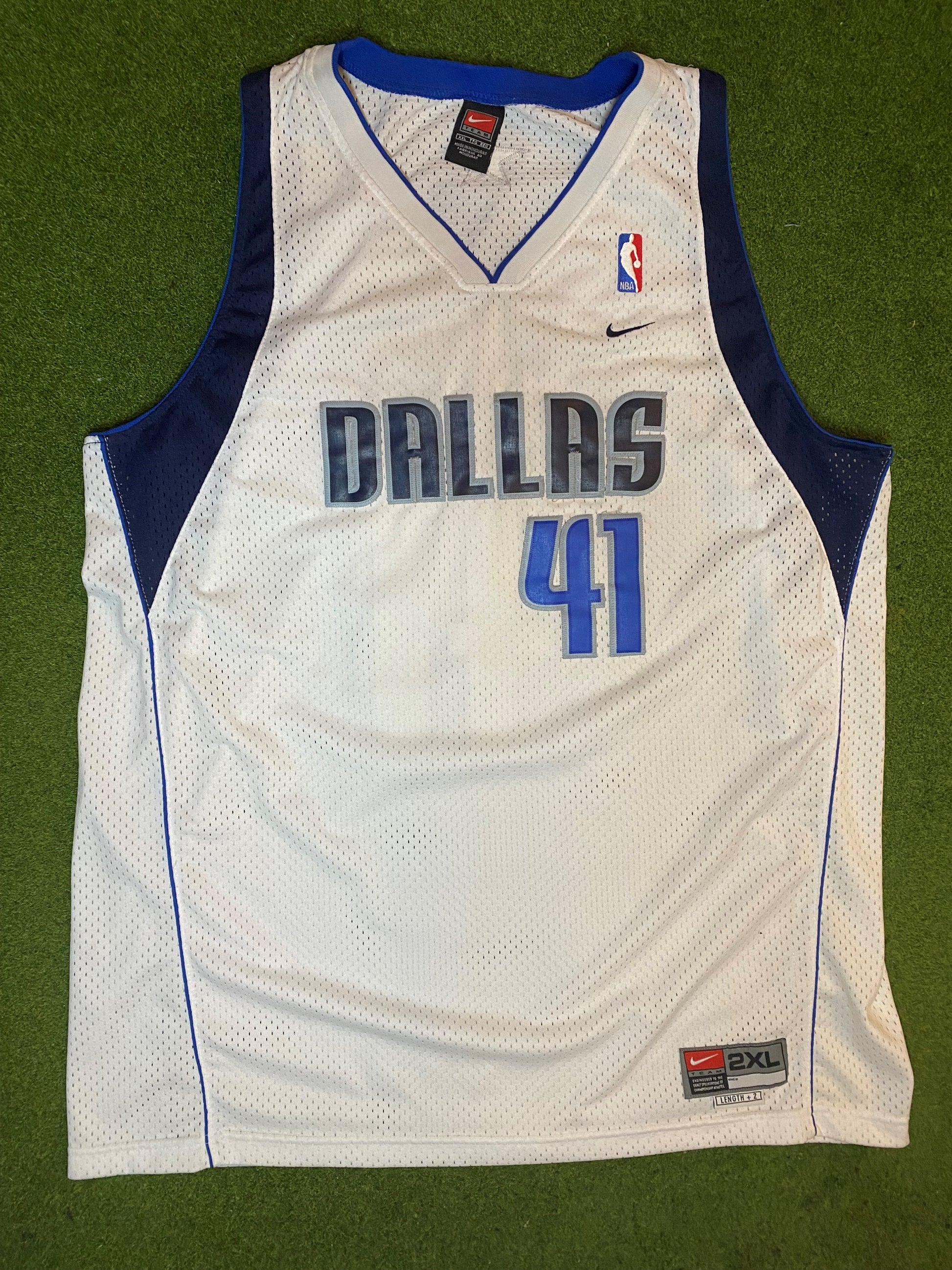 Basketball Dirk Nowitzki Championship Jersey Dallas Mavericks XL
