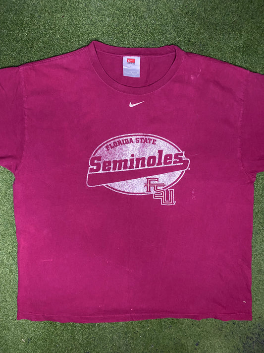 00s Florida State Seminoles - Vintage College T Shirt (Large) - Gametime Vintage