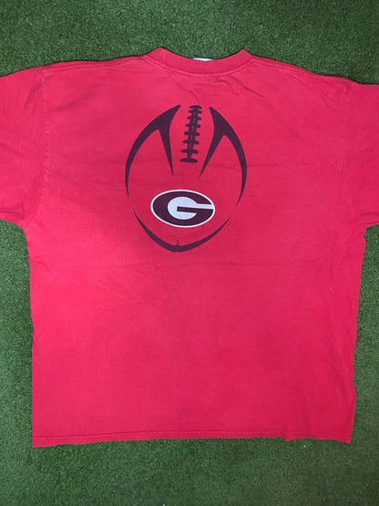 00s Georgia Bulldogs - Nike - Vintage College T-Shirt (XL) 