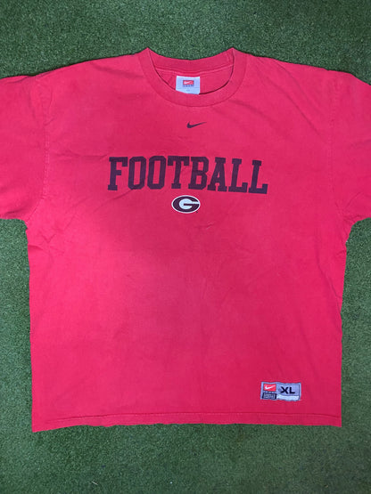 00s Georgia Bulldogs - Nike - Vintage College T-Shirt (XL) 