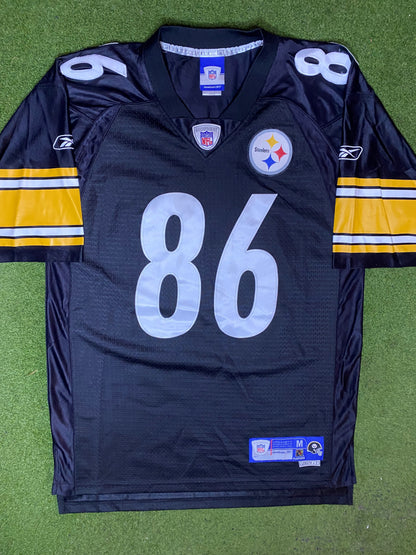 00s Pittsburgh Steelers - Hines Ward #86 - Reebok Stitched - Vintage NFL Jersey (Medium) 