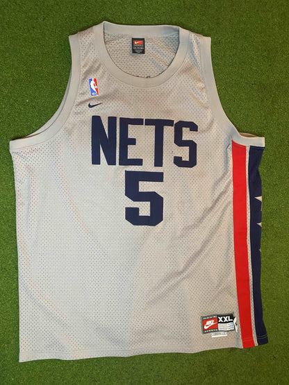 00s New Jersey Nets - Jason Kidd #5 - Nike - Vintage NBA Jersey (2XL)