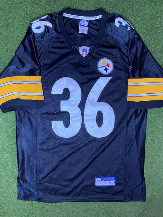 00s Pittsburgh Steelers - Jerome Bettis #36 - Reebok Stitched - Vintage NFL Jersey (48) Gametime Vintage