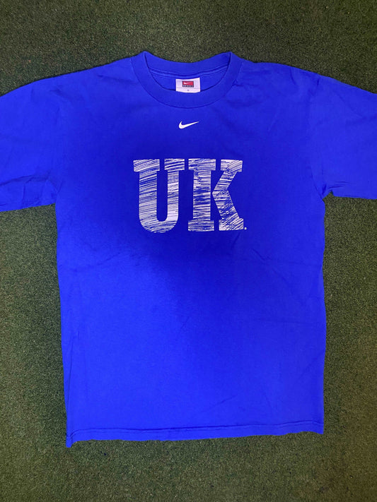 00s Kentucky Wildcats - Double Sided - Nike - Vintage College T-Shirt (Small)