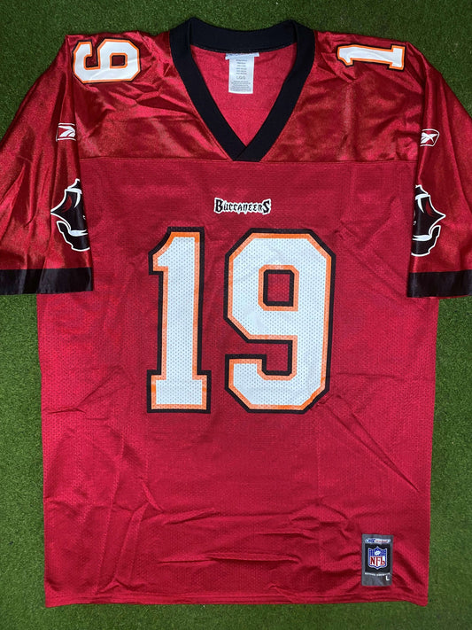 00s Tampa Bay Buccaneers - Keyshawn Johnson #19 - Reebok - Vintage NFL Jersey (Large)