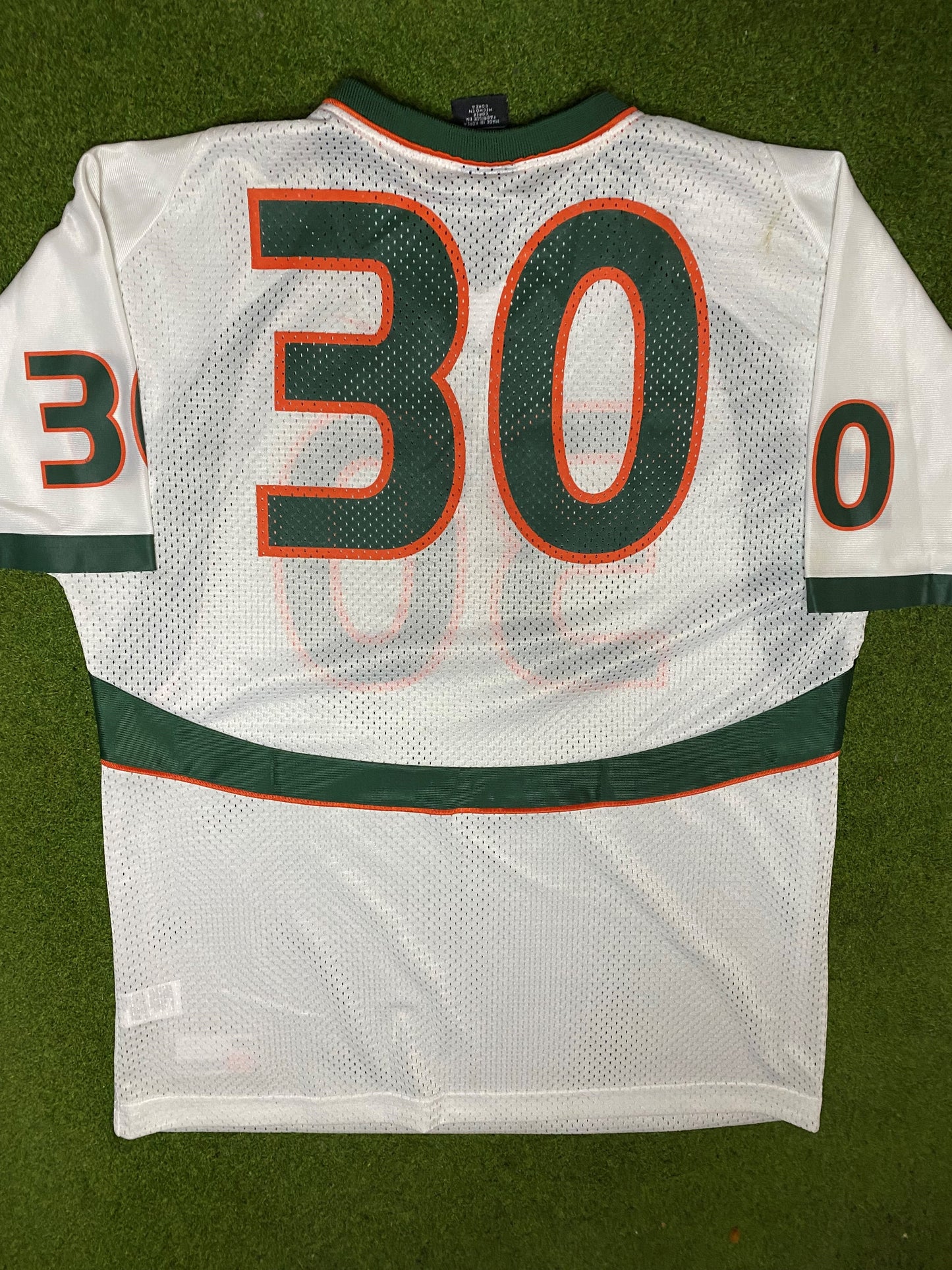 00s Miami Hurricanes - Nike - Vintage College Football Jersey (Large) Gametime Vintage