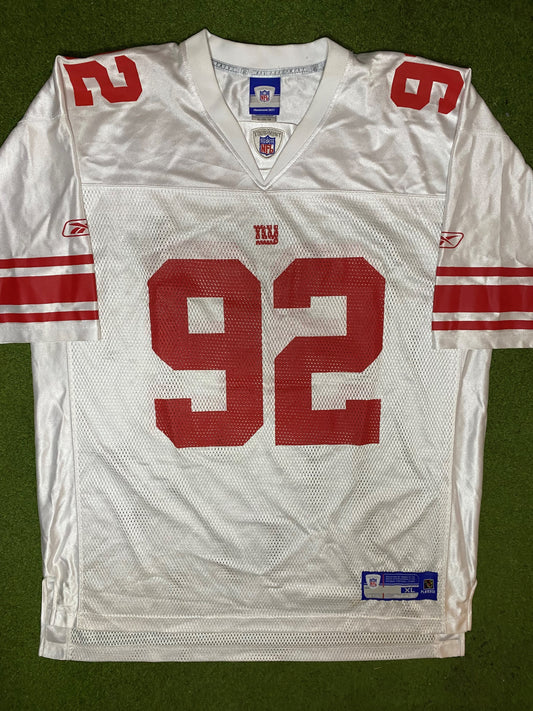 00s New York Giants - Michael Strahan #92 - Reebok - Vintage NFL Jersey (XL) Gametime Vintage