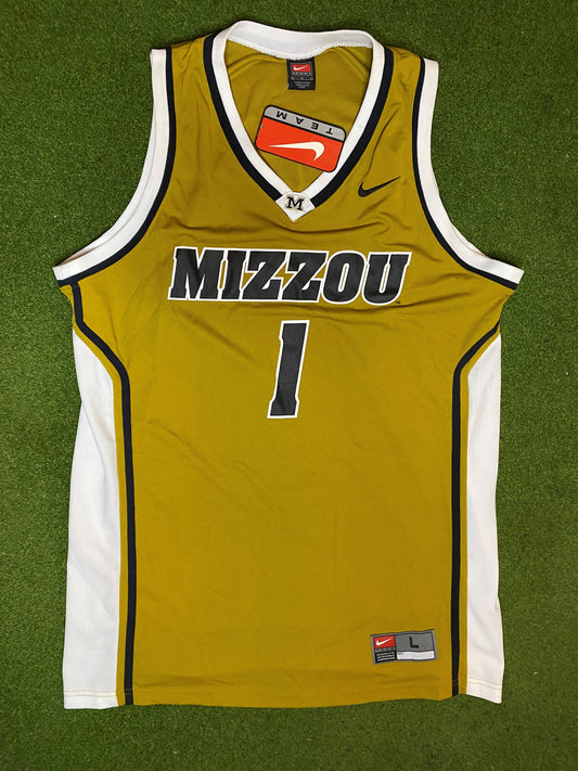 00s Missouri Tigers - Nike NWT - Vintage College Basketball Jersey (Large) 