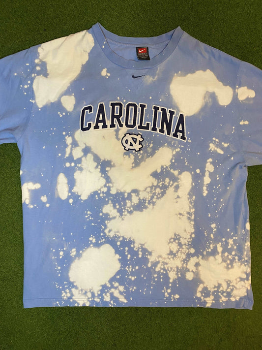 00s North Carolina Tar Heels - Tie Dye - Nike - Vintage College T-Shirt (2XL)