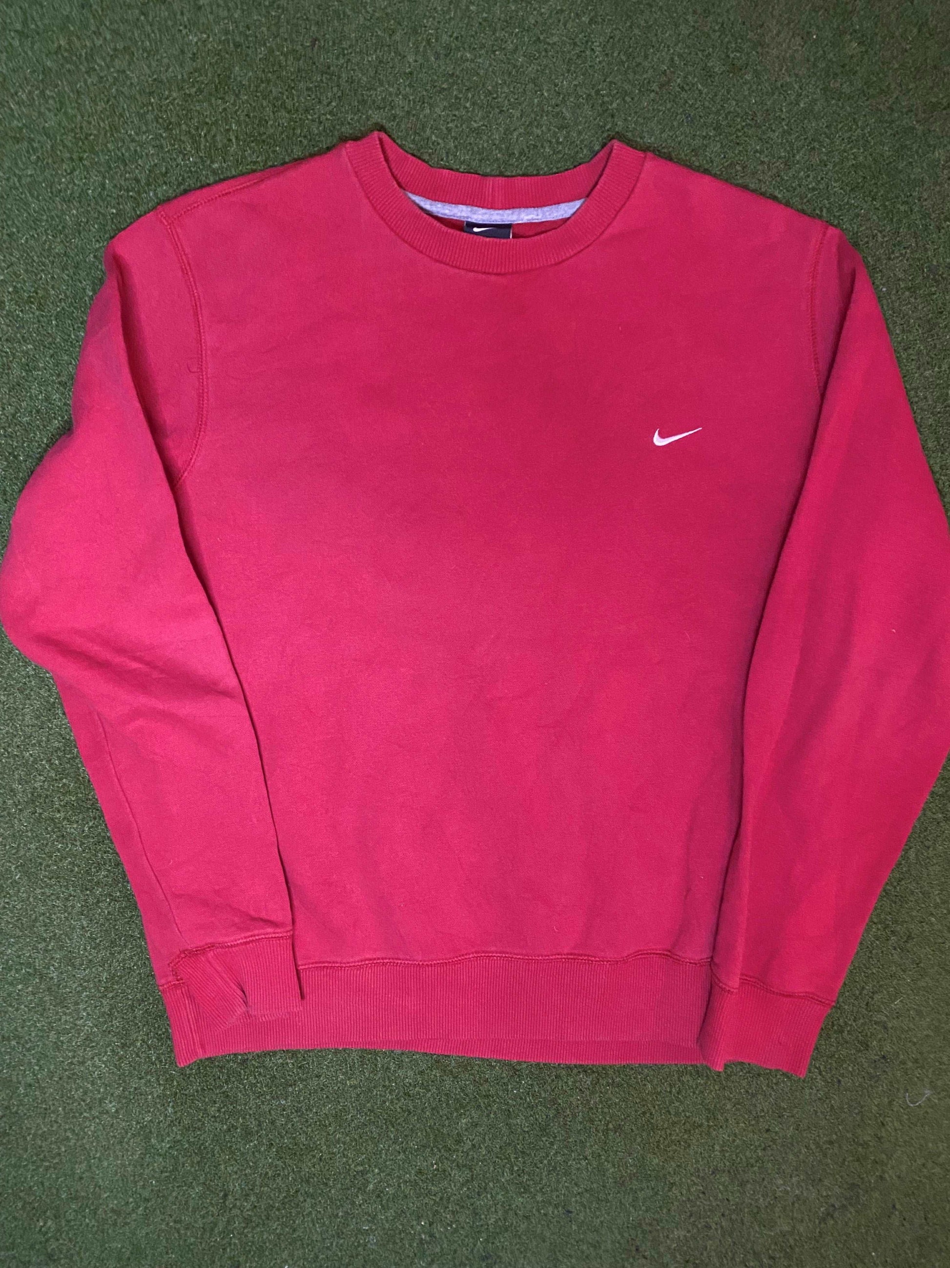 00s Nike - Small Logo - Vintage Nike Crewneck Sweatshirt (Large)