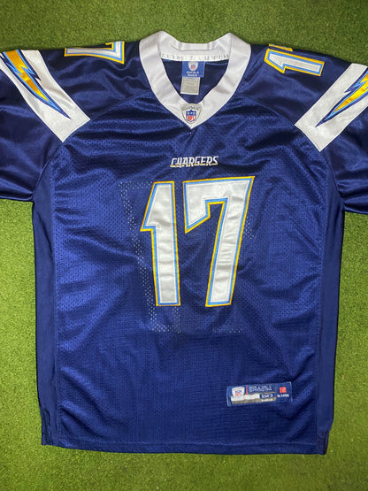 00s San Diego Chargers - Phillip Rivers#24 - Reebok On Field - Vintage NFL Jersey (50) 