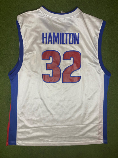 00s Detroit Pistons - Richard Hamilton #32 - Reebok - Vintage NBA Jersey (XL) 