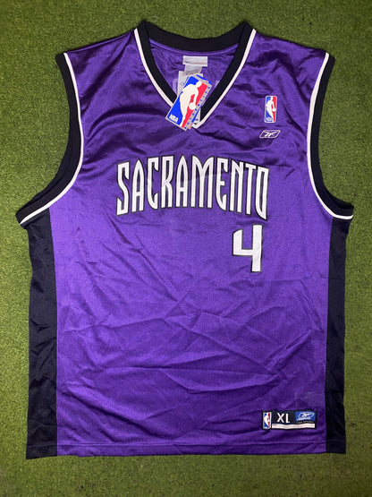 00s Sacramento Kings - Chris Webber #4 - Reebok NWT - Vintage NBA Jersey (XL) 