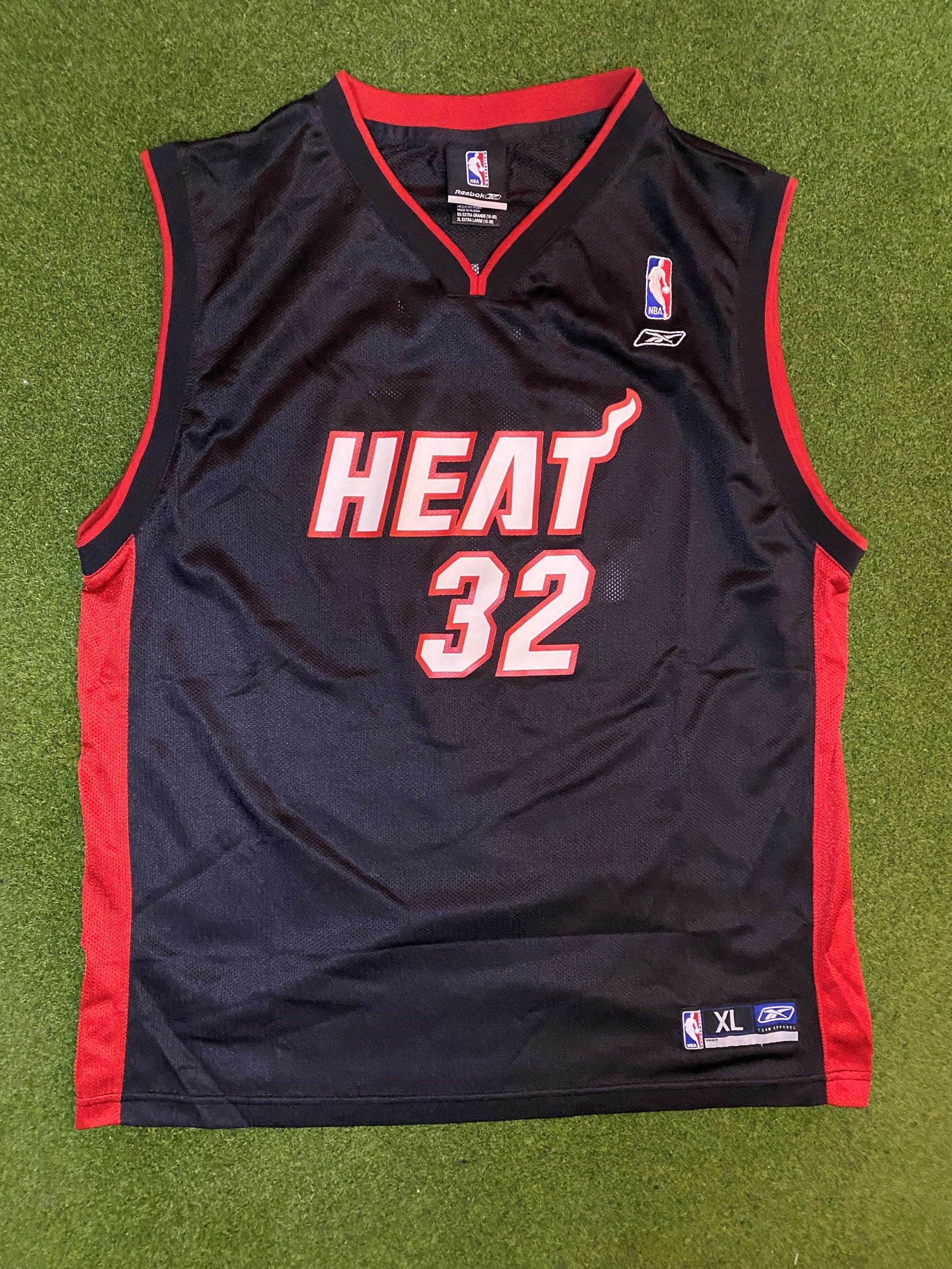 00s Shaquille O'Neal - Miami  Heat #32 - Reebok - Vintage NBA Jersey (Youth XL) 