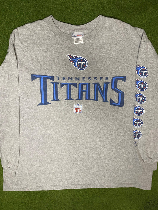 00s Tennessee Titans - Vintage NFL Long Sleeve (XL) - Gametime Vintage