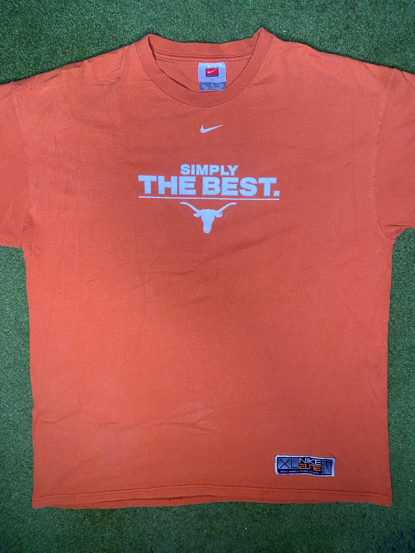 00s Texas Longhorns - Simply The Best - Vintage College T Shirt (XL)