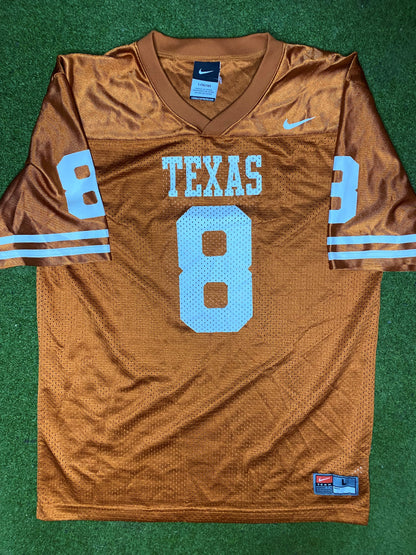 00s Texas Longhorns - Nike - Vintage College Football Jersey (Youth Large) - Gametime Vintage