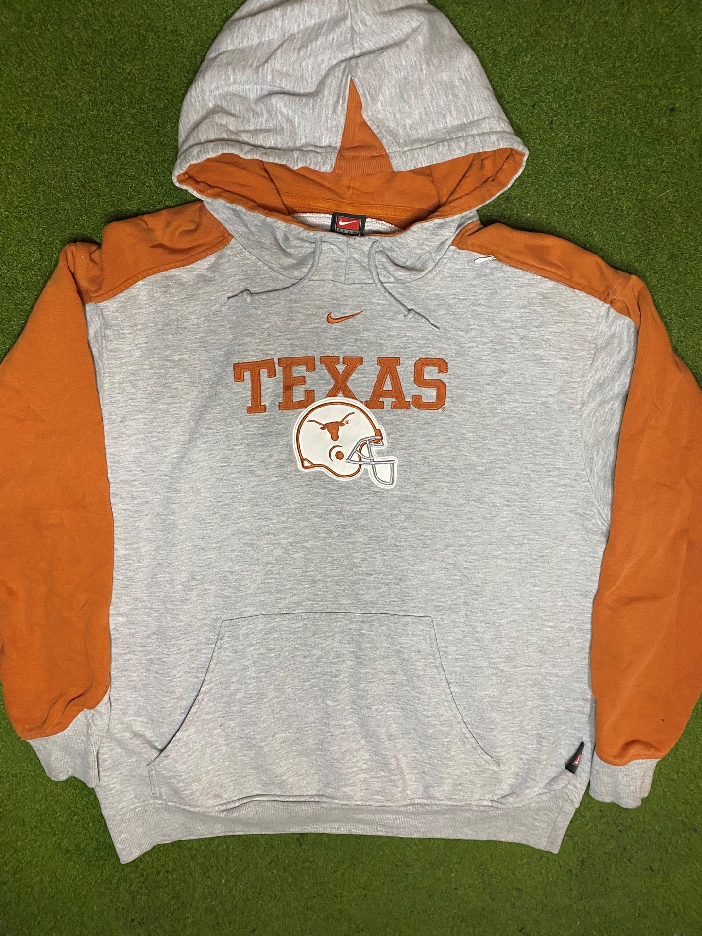 00s Texas Longhorns - Nike - Vintage College Hoodie (Large) 