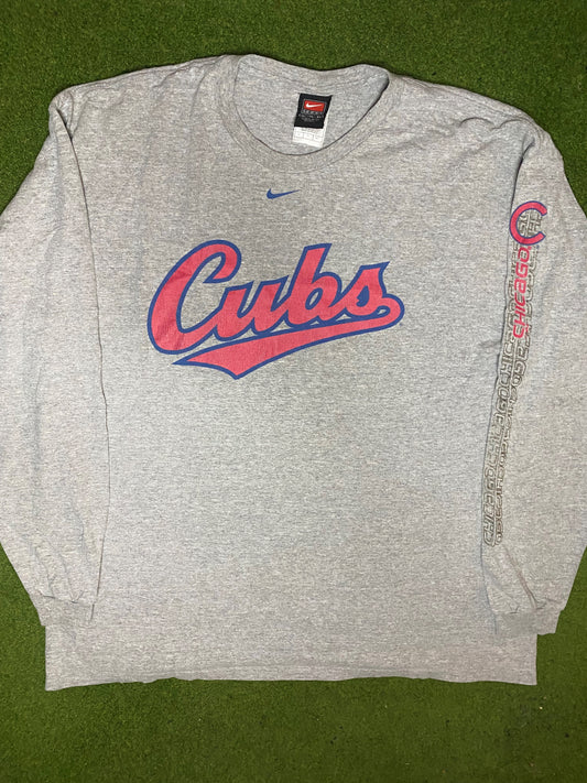 00s Chicago Cubs - Nike - Vintage MLB Long Sleeve (XL) 