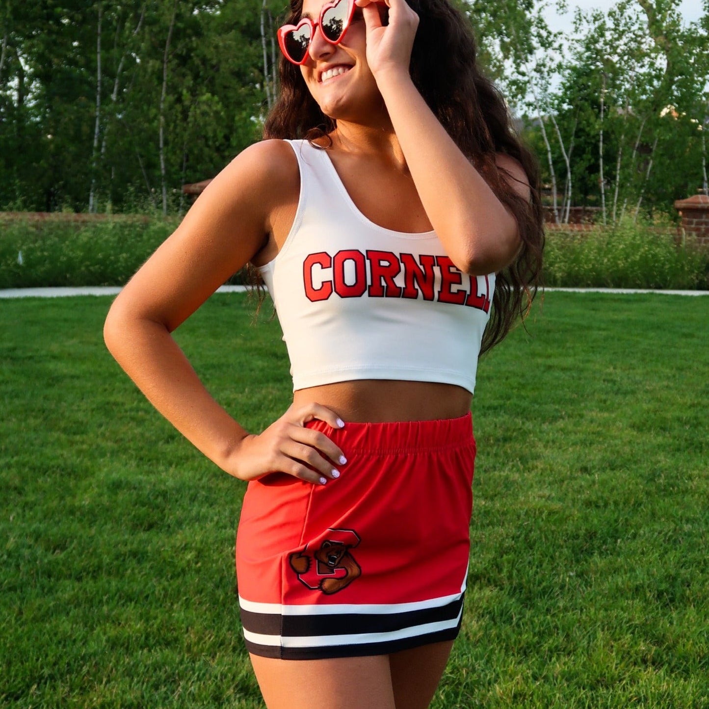 Cornell Game Day Skirt
