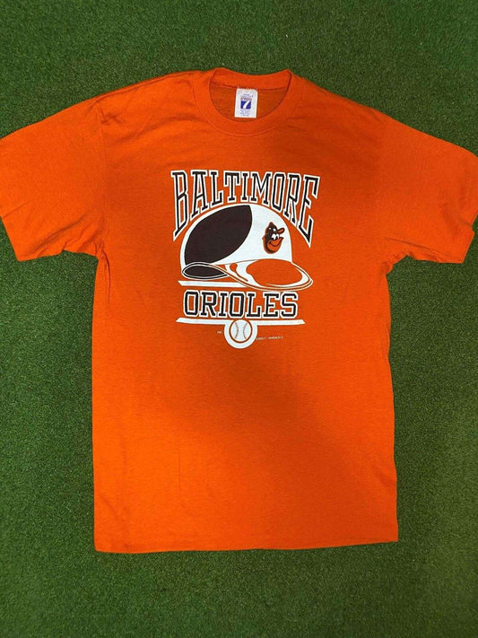 1988 Baltimore Orioles - Vintage MLB Tee Shirt (Large) - Gametime Vintage