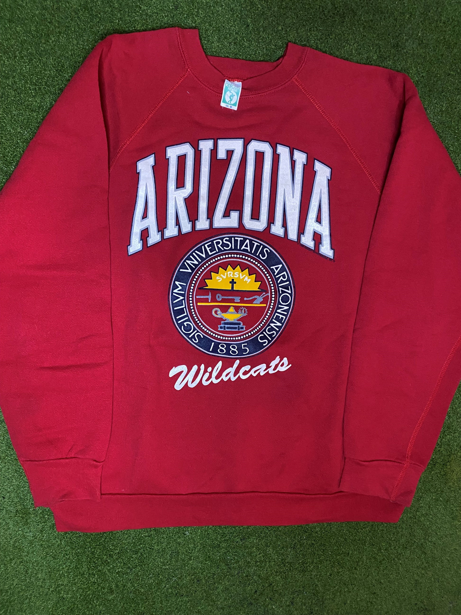 1988 Arizona Wildcats - Vintage University Crewneck Sweatshirt (2XL) 