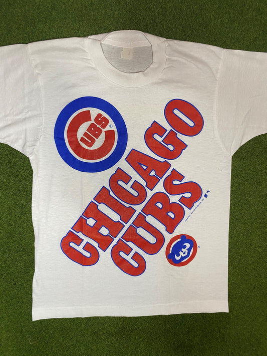 1989 Chicago Cubs - Vintage MLB T-Shirt (Small) 