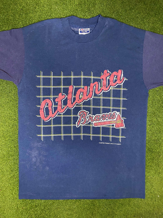 1990 Atlanta Braves - Vintage MLB T-Shirt (Large)