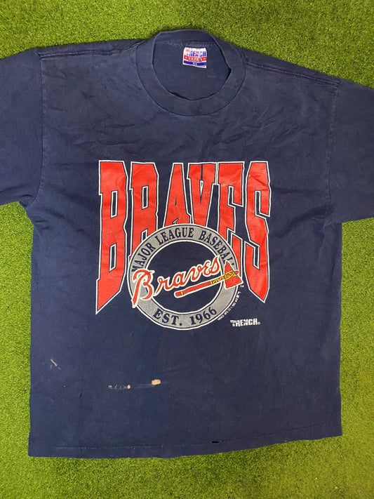 1990 Atlanta Braves - Vintage MLB T-Shirt (XL)