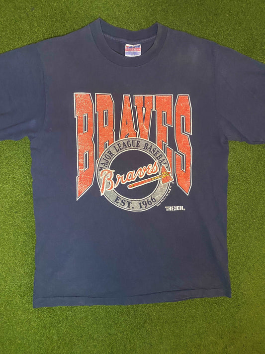 1990 Atlanta Braves - Vintage MLB T-Shirt (Large)