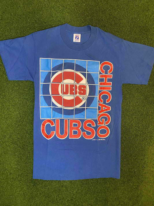 1990 Chicago Cubs - Vintage MLB Tee Shirt (Small)