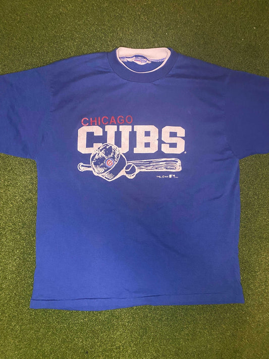 1990 Chicago Cubs - Vintage MLB Tee Shirt (Medium)