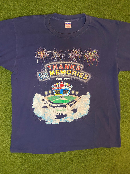1990 Chicago White Sox - Comisky Park - Vintage MLB T-Shirt (XL)