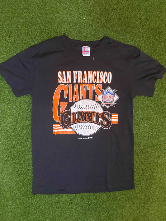 1990 San Francisco Giants - Vintage MLB Tee Shirt (Medium) - Gametime Vintage