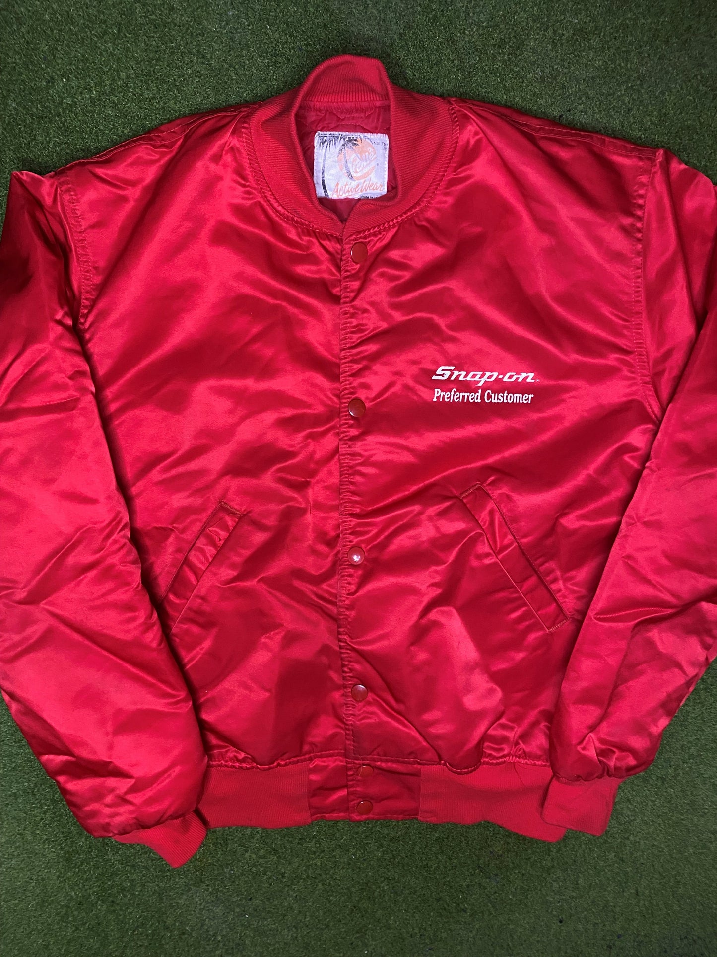 1990 Snap-On - Preferred Customer - Vintage Bomber Jacket (Large) Gametime Vintage