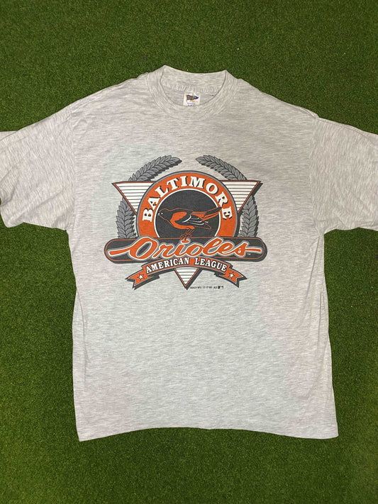 1991 Baltimore Orioles - Vintage MLB Tee Shirt (XL) Gametime Vintage