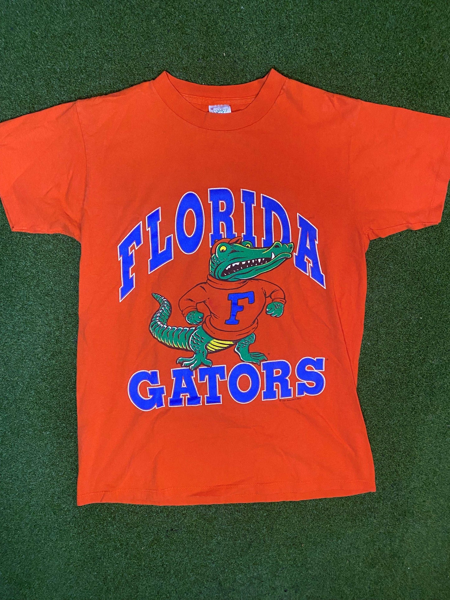 1991 Florida Gators - Big Logo - Vintage College Tee Shirt (Medium)