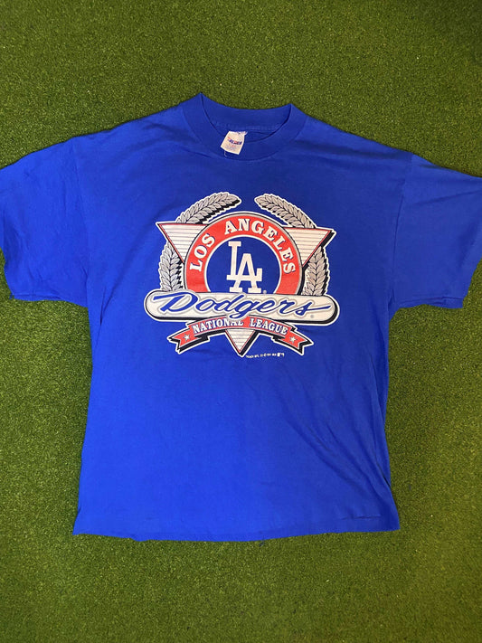1991 Los Angeles Dodgers - Vintage MLB Tee Shirt (XL) - Gametime Vintage