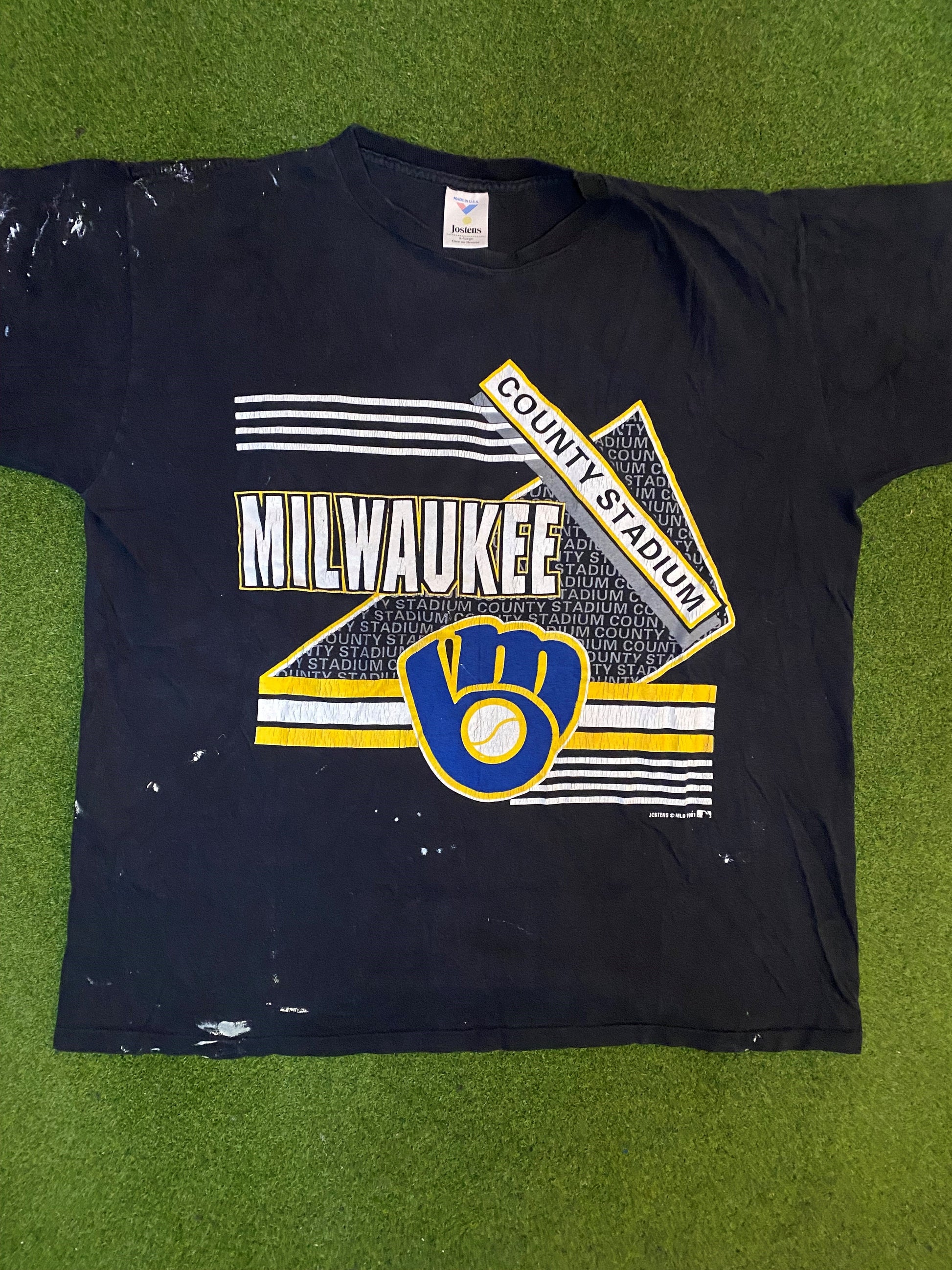 1991 Milwaukee Brewers - Vintage MLB T-Shirt (XL)