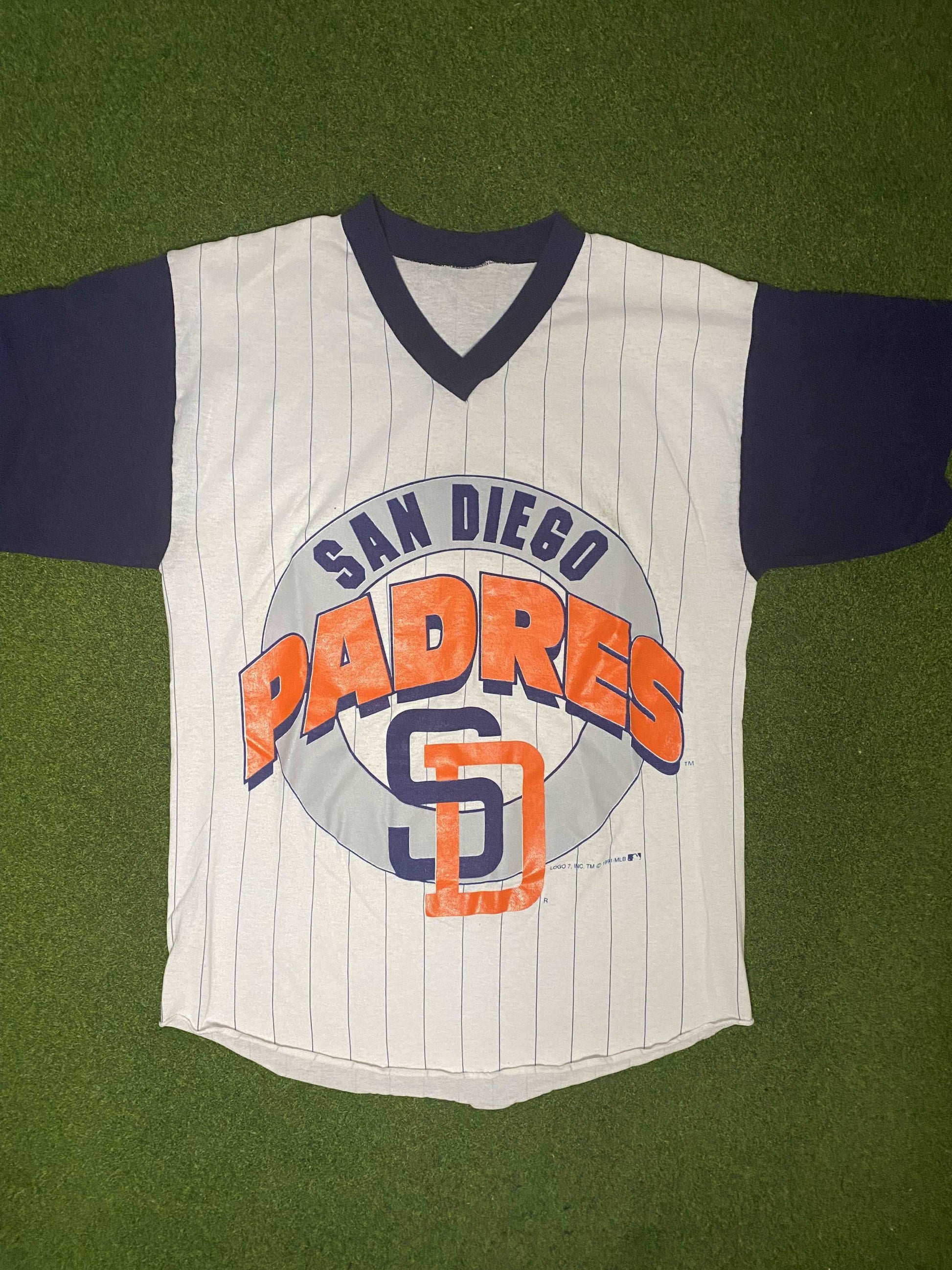 1991 San Diego Padres - Vintage MLB Jersey Tee Shirt (Medium)