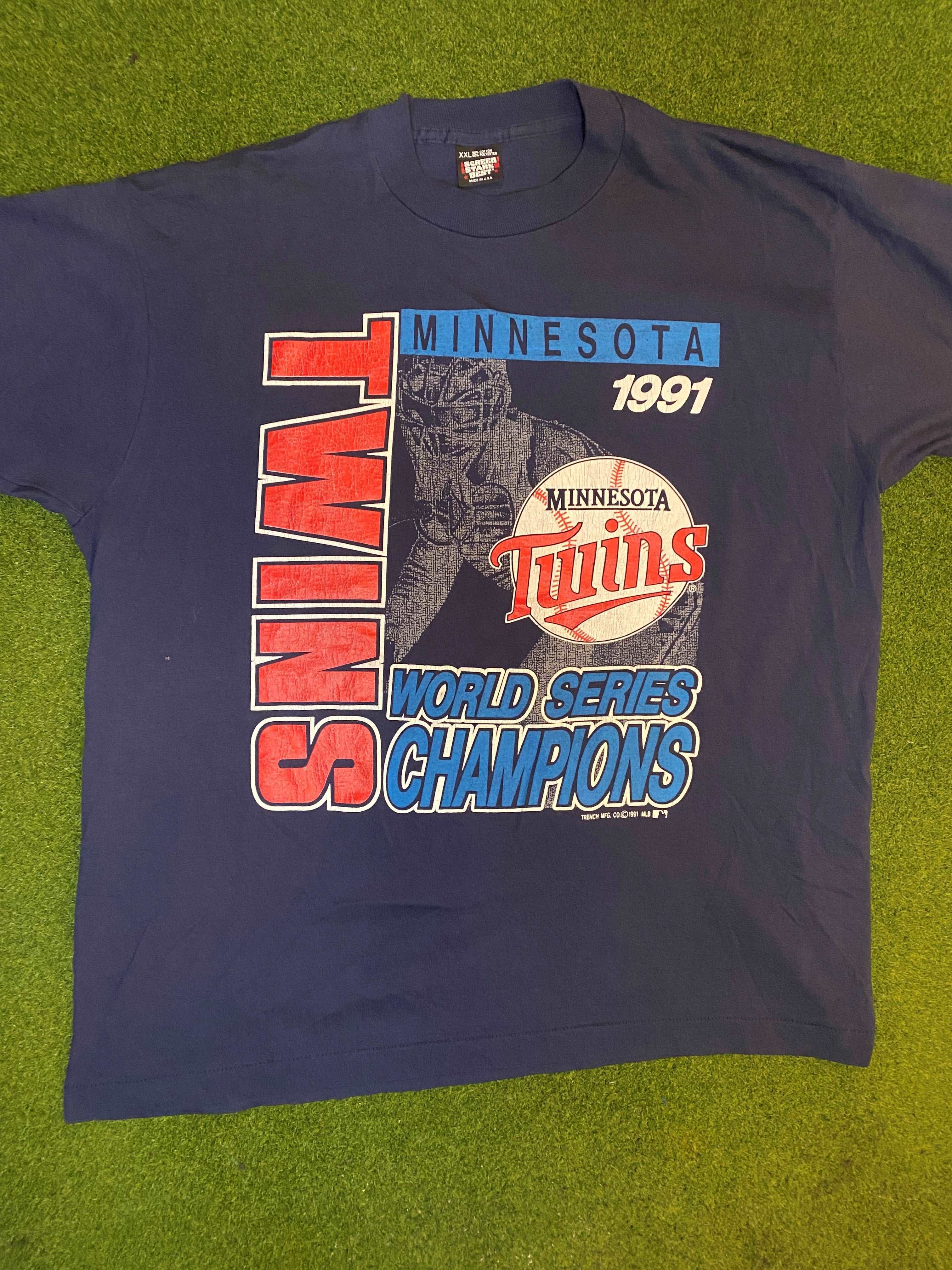 Minnesota twins t shirts vintage hotsell